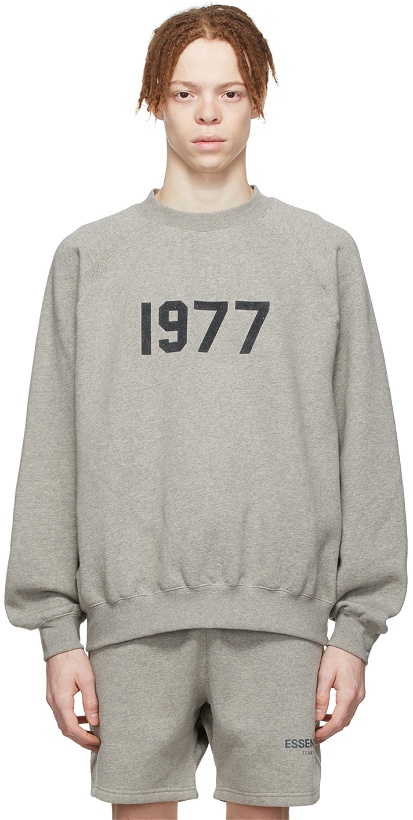 Photo: Essentials Gray Cotton Sweatshirt