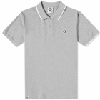 Men's AAPE One Point Polo Shirt in Grey