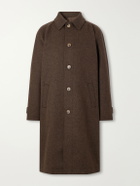 De Bonne Facture - Parisian Brushed Wool Coat - Brown