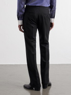 TOM FORD - Slim-Leg Wool-Twill Trousers - Black