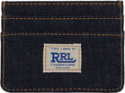 RRL Indigo Logo Denim Card Holder