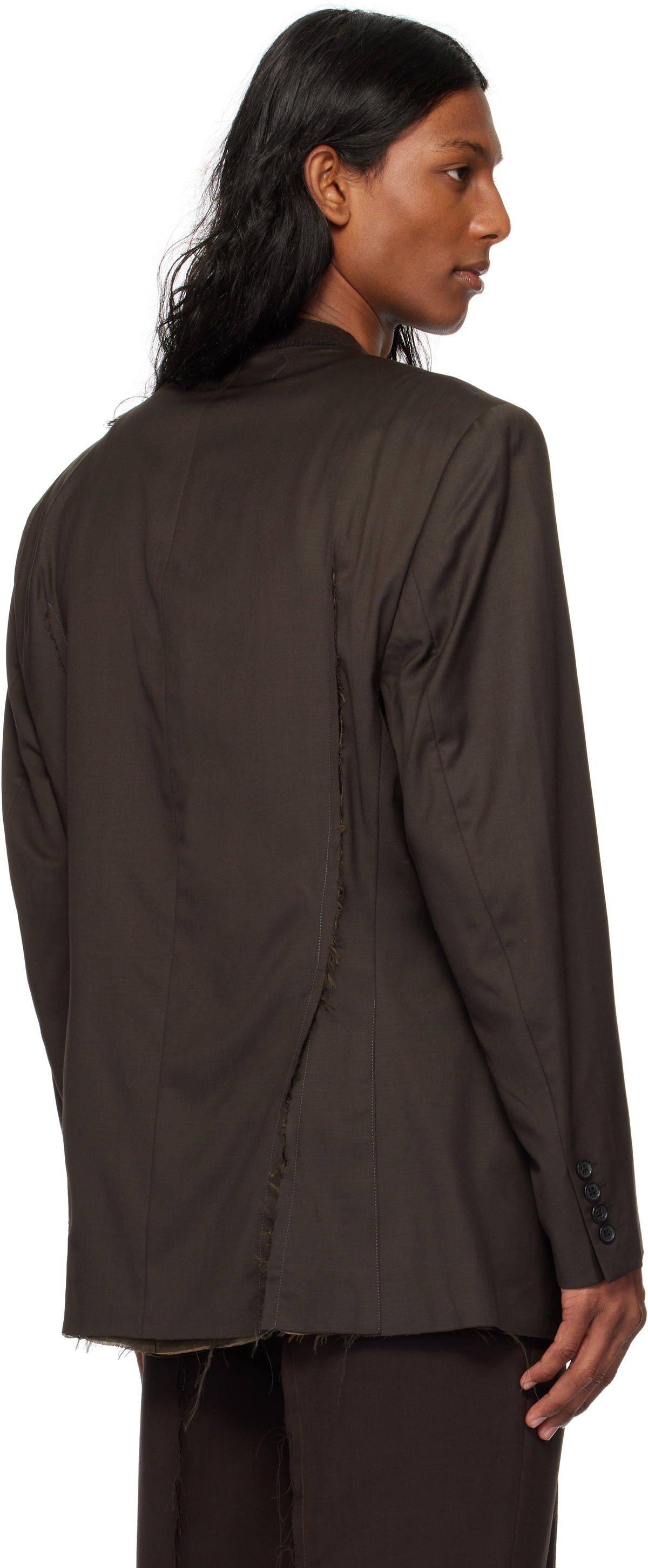 HODAKOVA SSENSE Exclusive Horse Hair Blazer
