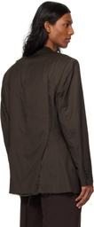 HODAKOVA SSENSE Exclusive Horse Hair Blazer