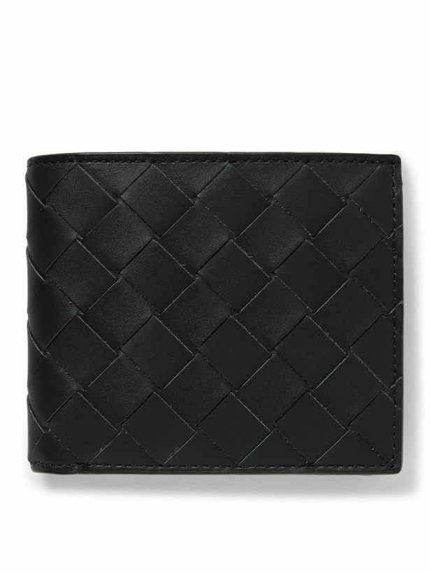 Photo: Bottega Veneta - Intrecciato Leather Billfold Wallet - Black