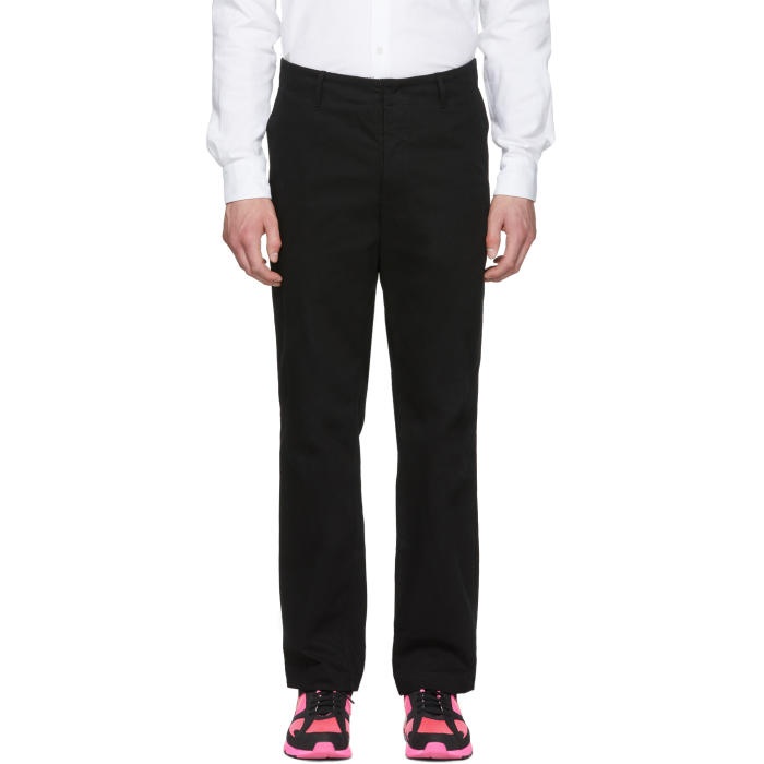 Photo: Rochambeau Black Relaxed Fit Trousers