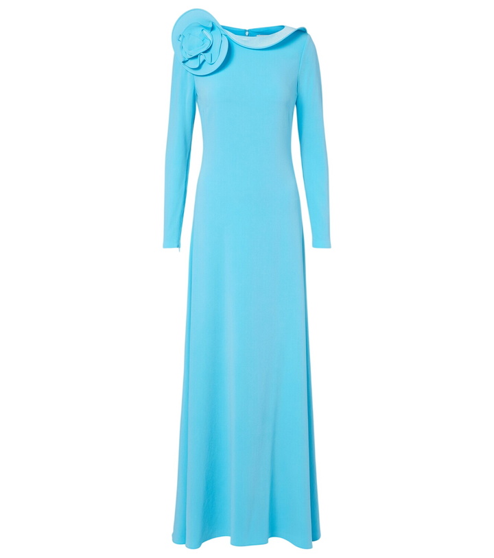 Photo: Roland Mouret Floral-appliqué gown