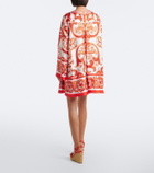 Dolce&Gabbana Majolica silk twill kaftan