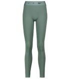Reebok x Victoria Beckham Logo mid-rise performance leggings