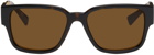 Versace Tortoiseshell Safety Pin Sunglasses