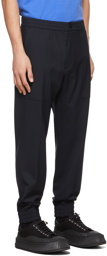 Solid Homme Navy Wool Trousers
