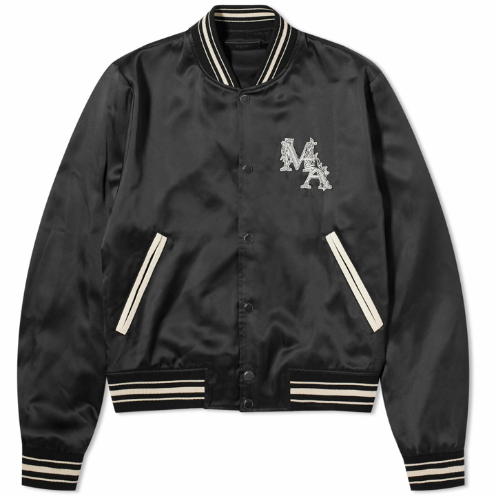 Photo: AMIRI Men's MA Logo Varsity Jacket in Black