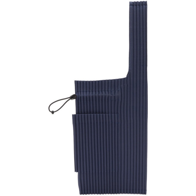 Photo: Homme Plisse Issey Miyake Blue Small Pleats Easy Tote