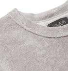 Howlin' - Fons Cotton-Blend Terry T-Shirt - Gray