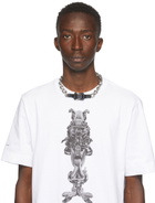 1017 ALYX 9SM Silver Chain & Leather Buckle Necklace