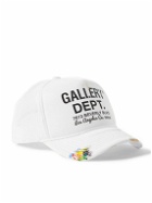 Gallery Dept. - Workshop Paint-Splattered Logo-Print Canvas and Mesh Trucker Cap