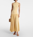 Aya Muse Gathered jersey maxi skirt