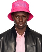 Versace Jeans Couture Pink Logo Bucket Hat
