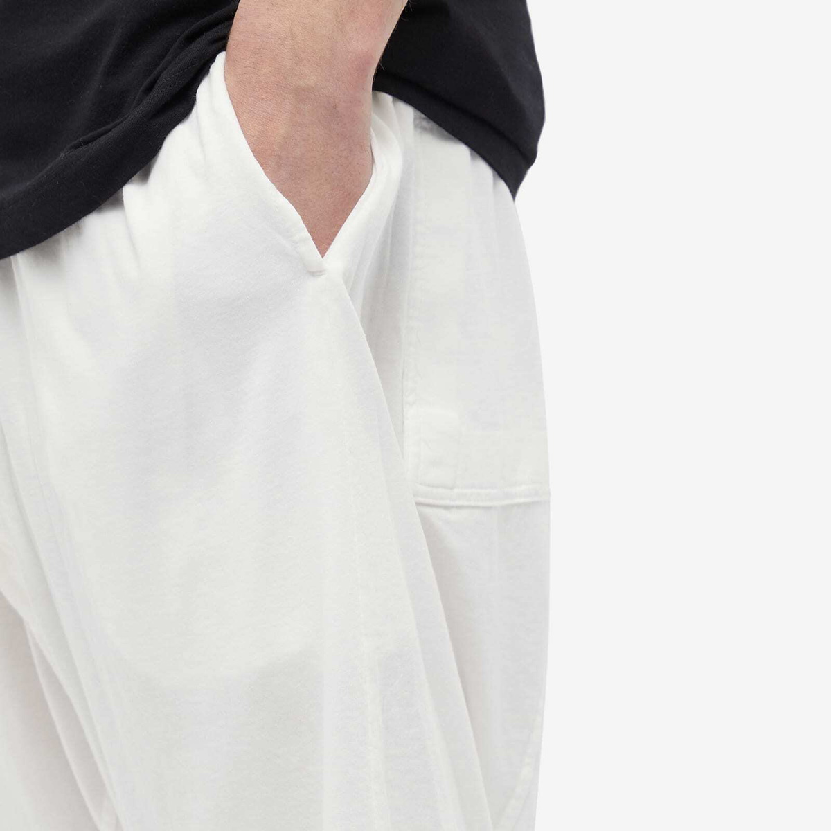 Rick Owens DRKSHDW PODS MILK サイズS Rick Owens DRKSHDW Men's Drawstring Pods Shorts in Milk Rick