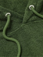 Hamilton And Hare - Cotton-Terry Hoodie - Green