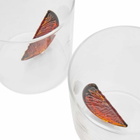 Maison Balzac Women's Apertif Glasses - Set of 2 in Yellow 