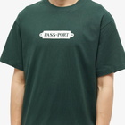 Pass~Port Men's Bloodhound T-Shirt in Forest Green