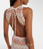 Missoni Open-back lamé jumpsuit
