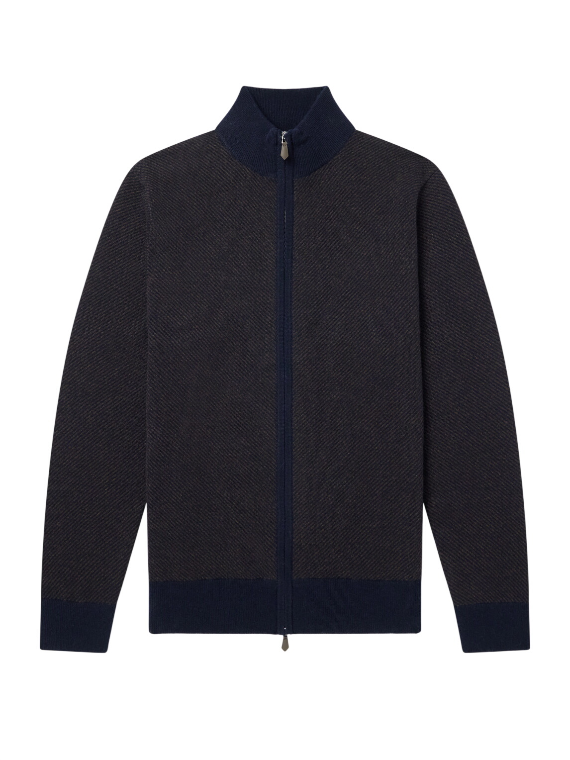 Lad Musician Black Shaggy Knit Long Cardigan Lad Musician