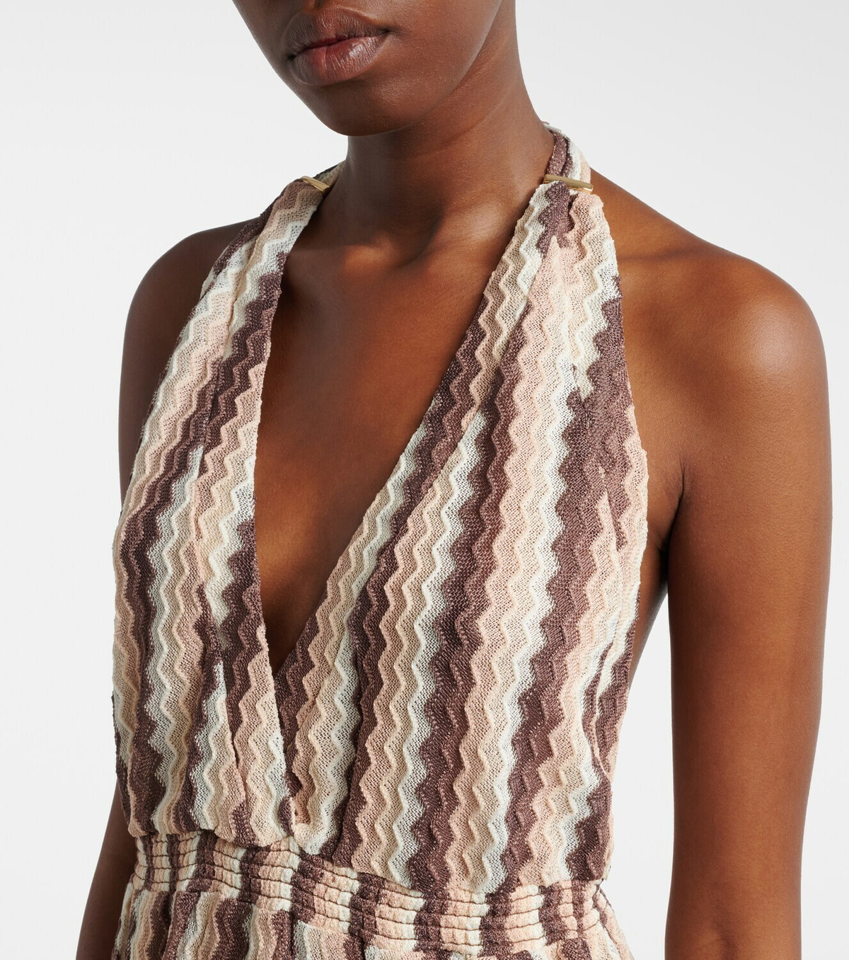 Melissa Odabash Mariah knitted maxi dress