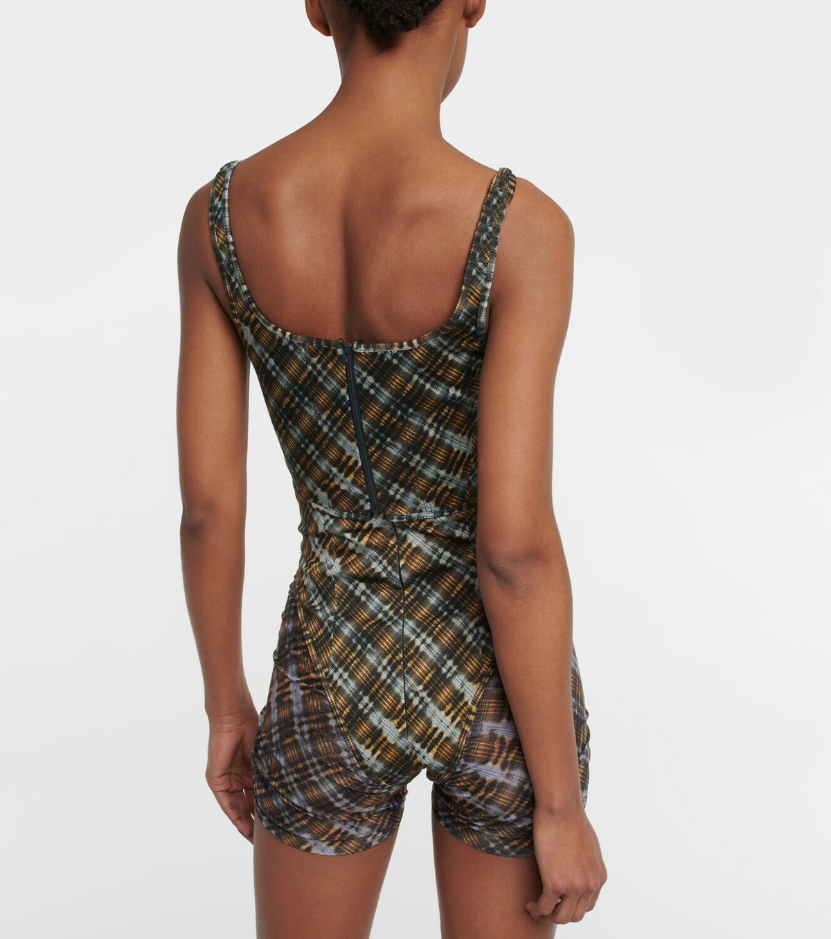 KNWLS - Checked corset top