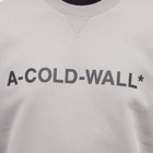 A-COLD-WALL* Men's Logo Crew Sweat in Slate Grey