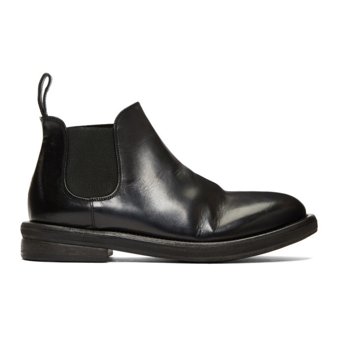 Photo: Marsell Black Bombolone Chelsea Boots