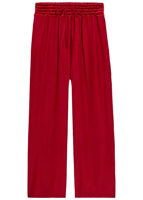 Photo: Maria Mcmanus Wide-leg Woven Trousers Red