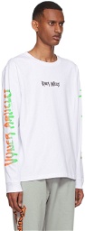 Vyner Articles White Organic Cotton Long Sleeve T-Shirt