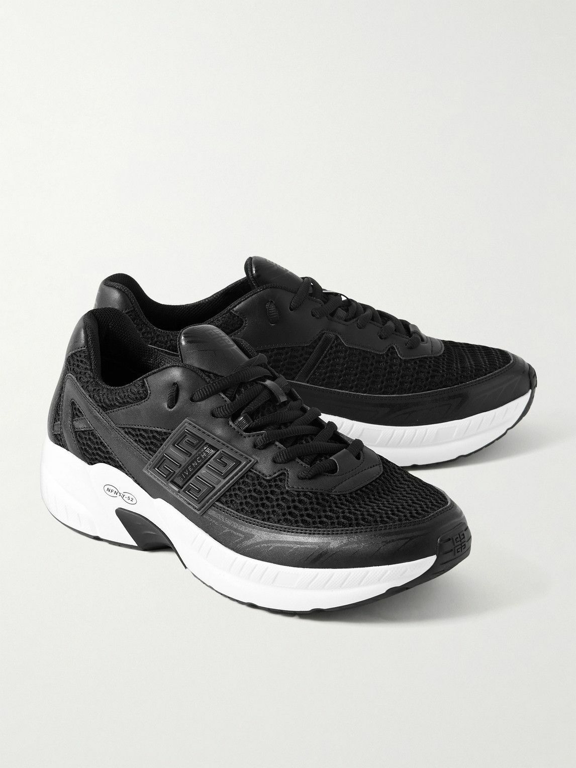 Givenchy - NFNTY-52 Rubber, Mesh and Leather Sneakers