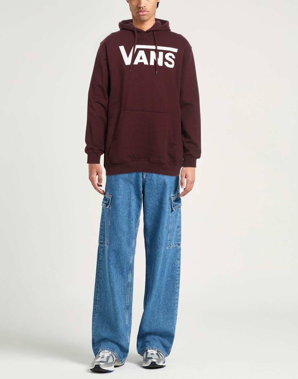 Vans Mens Sweatshirt Burgundy