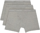 Calvin Klein Underwear Three-Pack Gray Classics Boxers