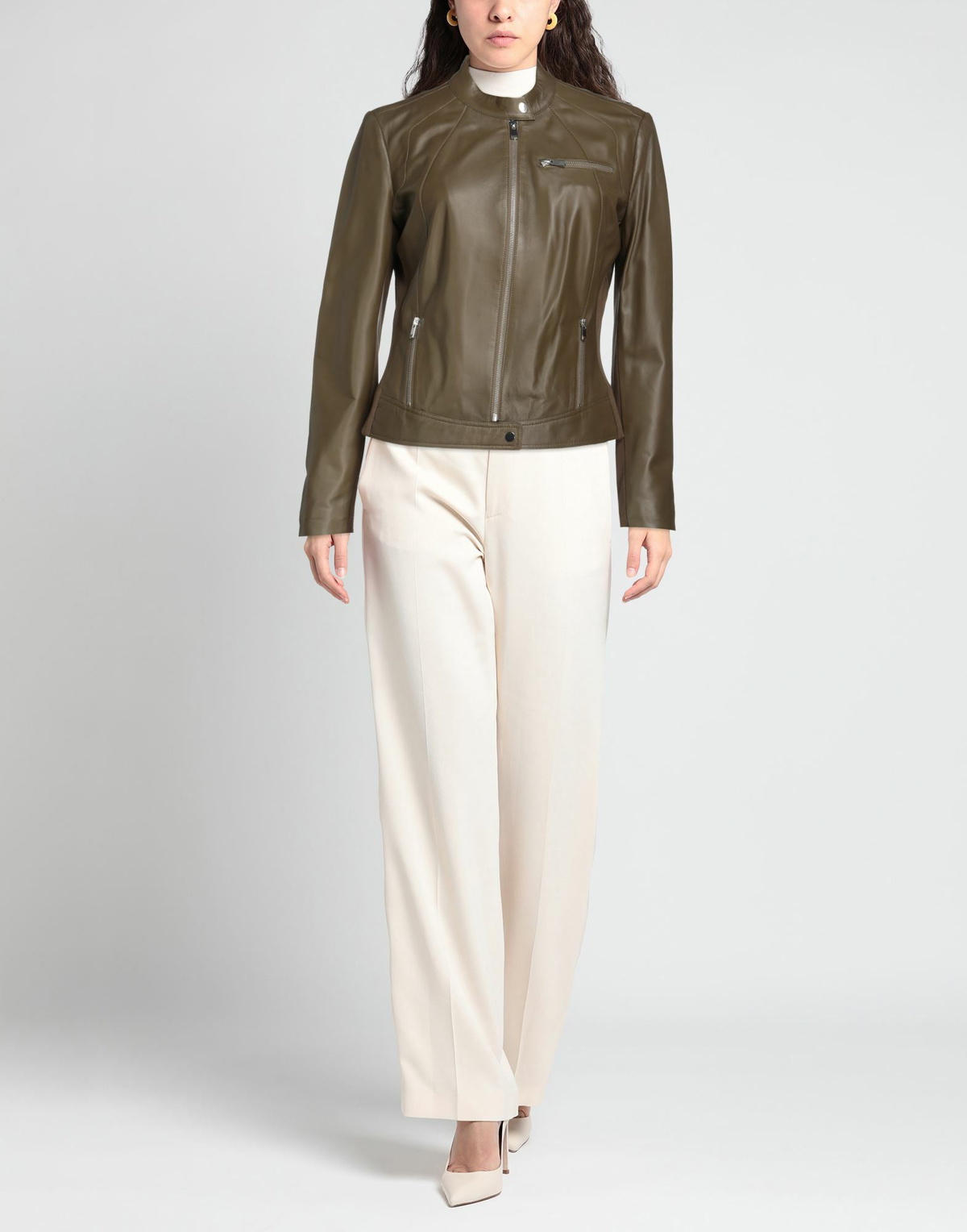 Arma Womens Jacket Military in Green