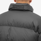 Vetements Logo Puffer Jacket in Black