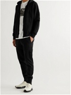 A-COLD-WALL* - Tapered Logo-Embroidered Stretch-Cotton Jersey Cargo Sweatpants - Black - S