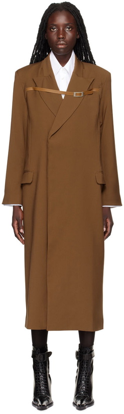 Photo: Luar Brown Belt Coat