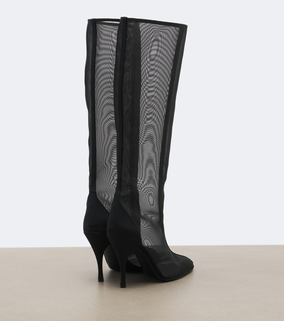 Alaïa Mesh knee-high boots