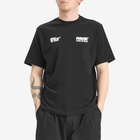 Pawa Speed Sports Men's Burnout T-Shirt in Black