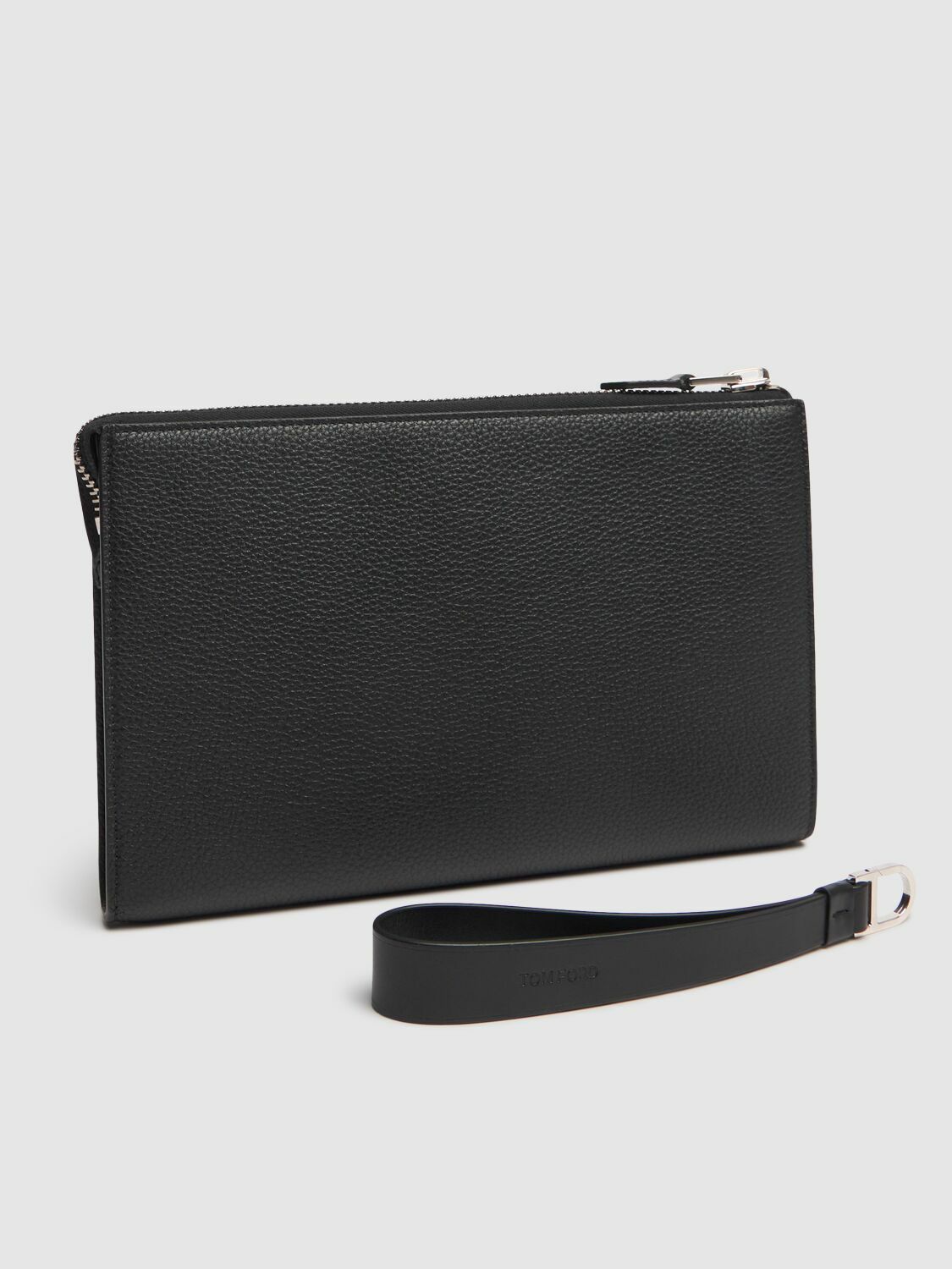 TOM FORD Soft Grain Leather Mini Flat Pouch TOM FORD