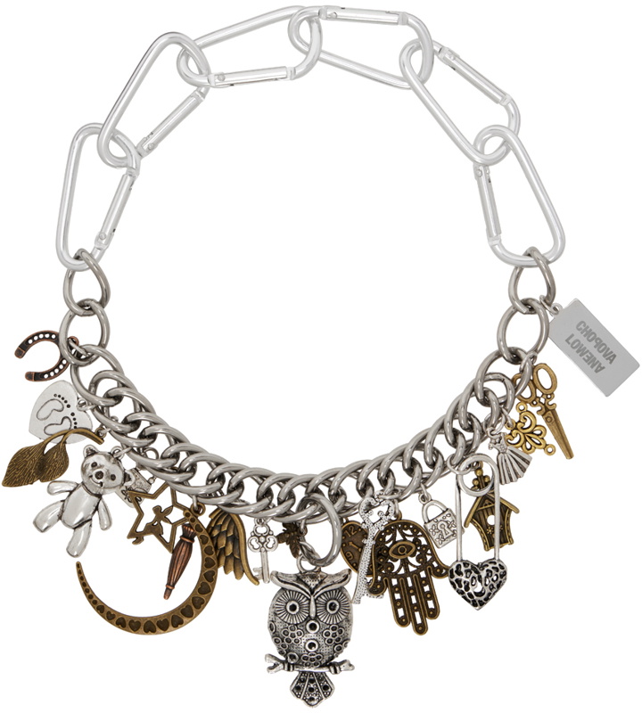 Photo: Chopova Lowena SSENSE Exclusive Silver Trinket Necklace