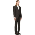 BOSS Brown Two-Piece Slim-Fit Wool Suit