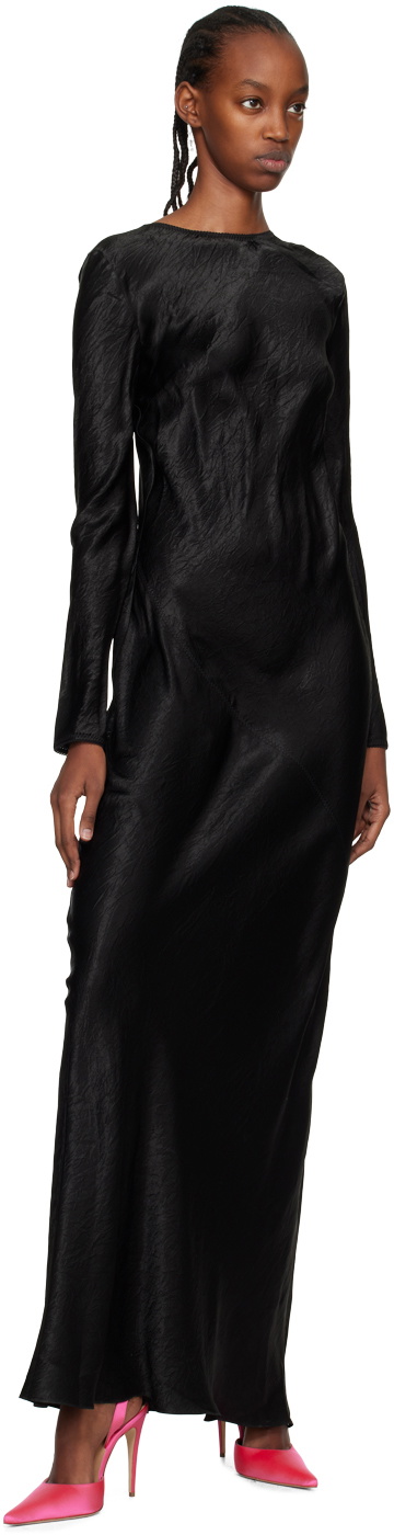 Anna October Black Deborah Maxi Dress