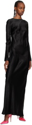 Anna October Black Deborah Maxi Dress
