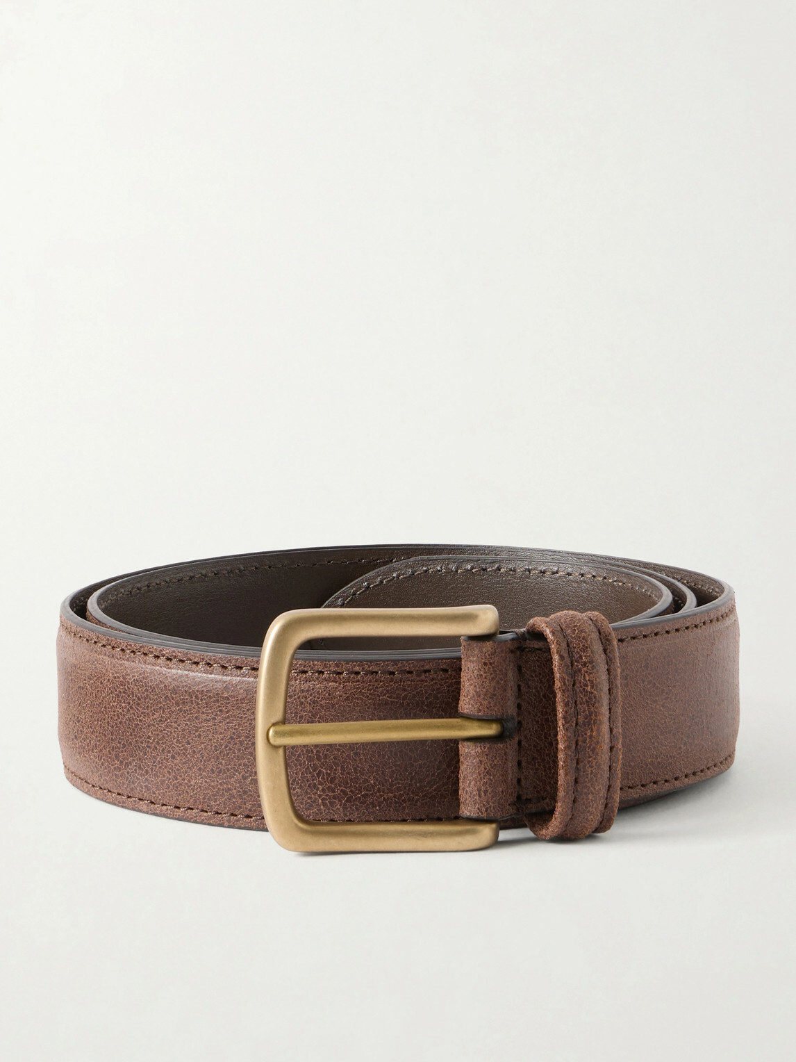 Anderson's - 2.8cm Leather Belt - Brown