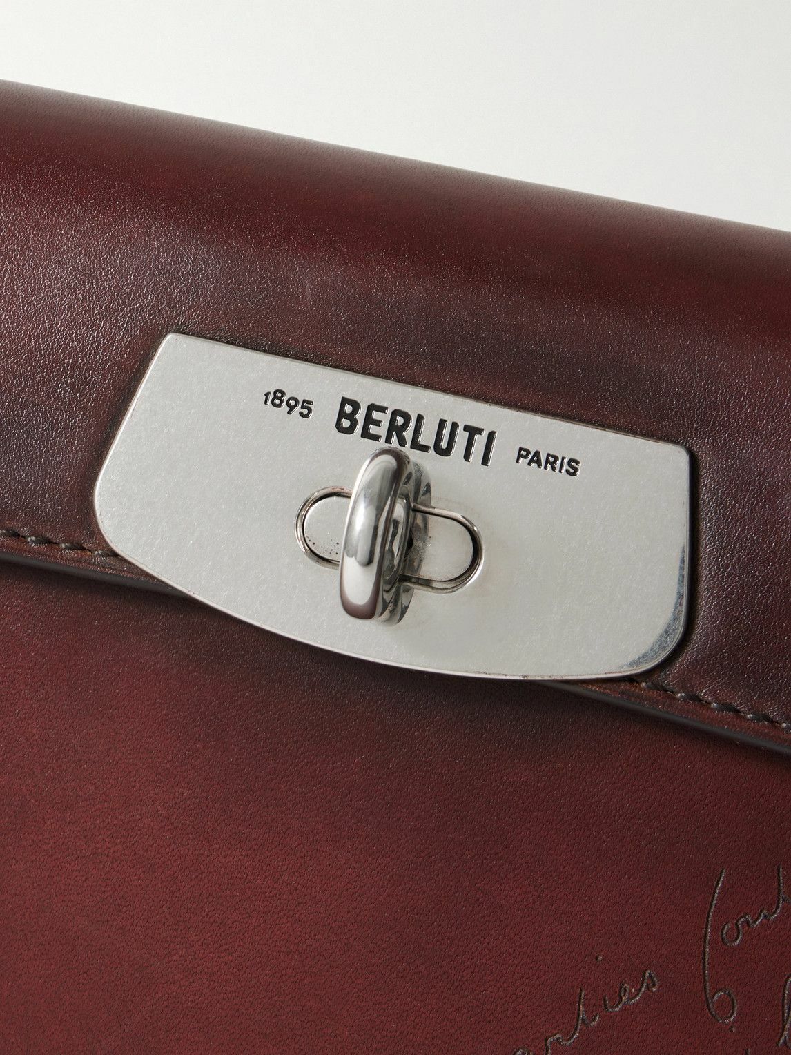 Berluti - E'Mio Scritto Venezia Leather Messenger Bag