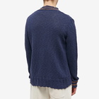 Barena Men's Chunky Cardigan in Navy